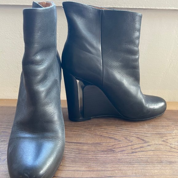 Maison Martin Margiela Wedge Ankle Boots 8.5 - Picture 1 of 9